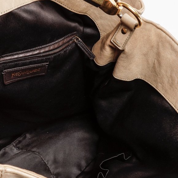 *SOLD* Yves Saint Laurent Beige Roady Hobo Bag - Picture 9 of 11